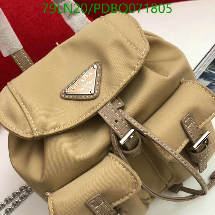 Prada Bag-(4A)-Backpack-,Code:PDBQ071805,$: 119USD
