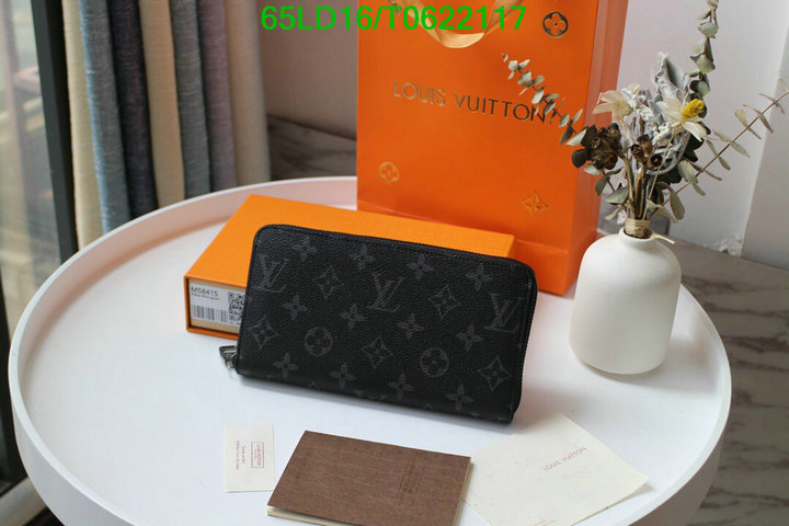 LV Bags-(Mirror)-Wallet-,Code: T0622117,$: 65USD