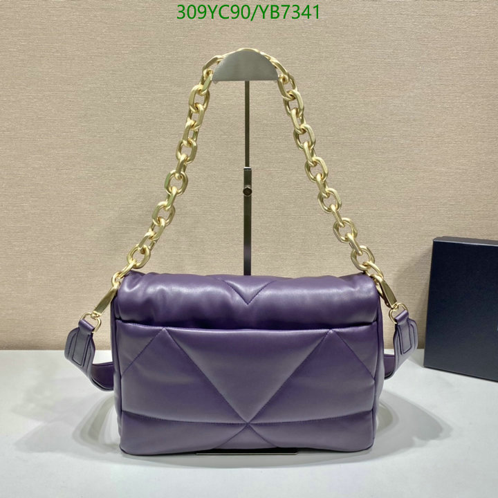 Prada Bag-(Mirror)-Diagonal-,Code: YB7341,$: 309USD