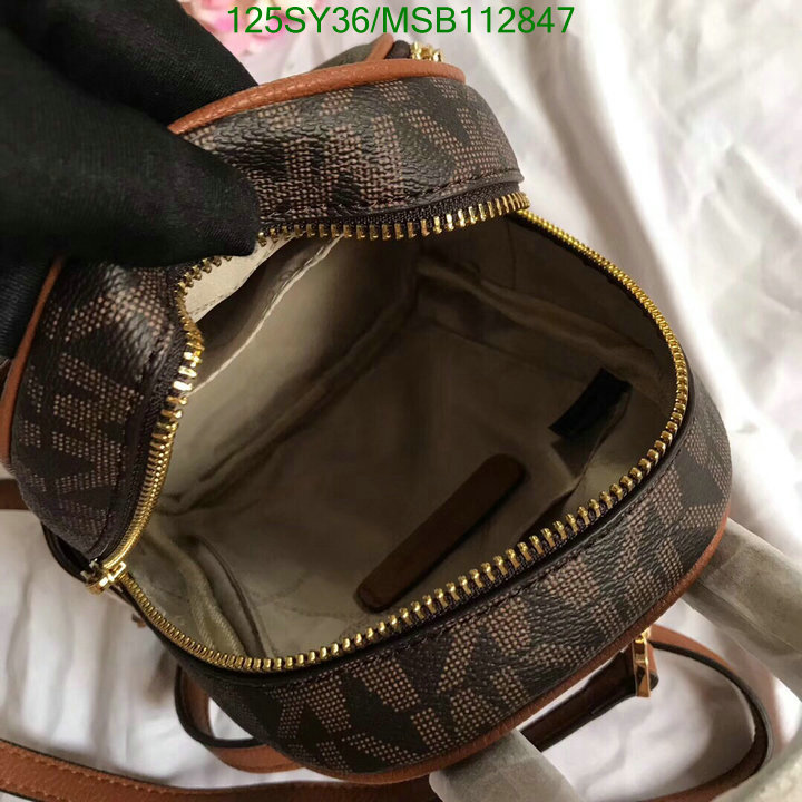 Michael Kors Bag-(Mirror)-Backpack-,Code: MSB112847,$: 125USD