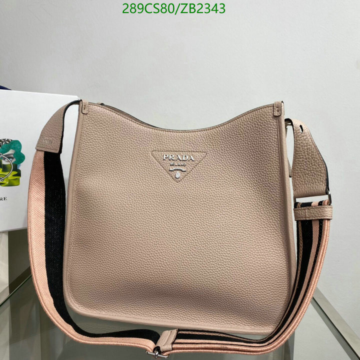 Prada Bag-(Mirror)-Diagonal-,Code: ZB2343,$: 289USD