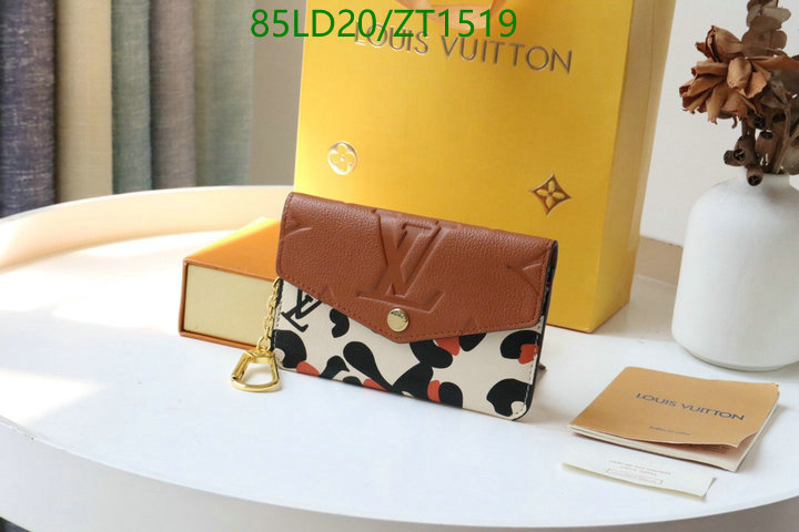 LV Bags-(Mirror)-Wallet-,Code: ZT1519,$: 85USD