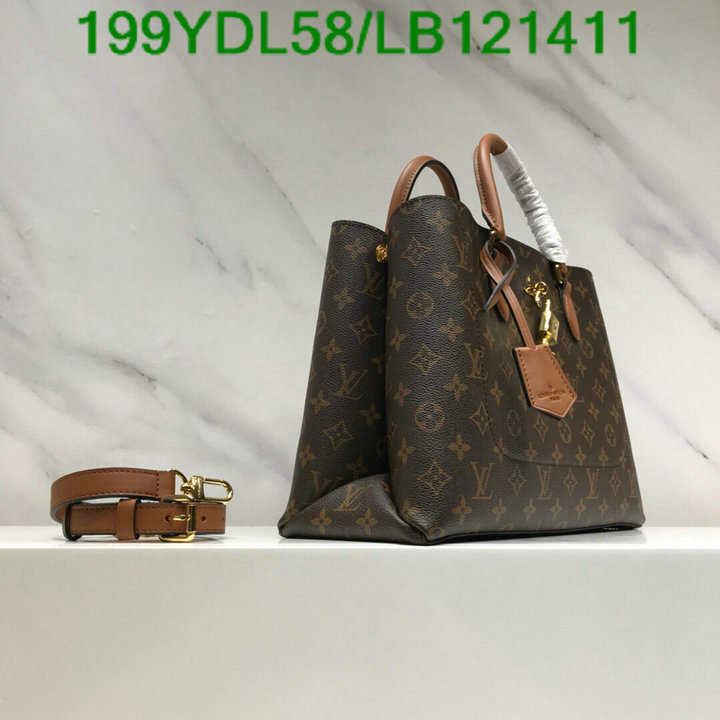 LV Bags-(Mirror)-Handbag-,Code: LB121411,$: 199USD