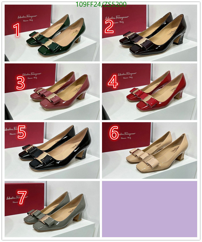 Women Shoes-Ferragamo, Code: ZS5200,$: 109USD