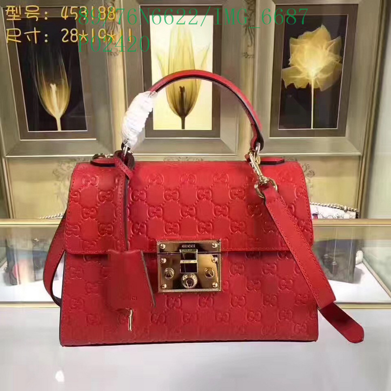 Gucci Bag-(4A)-Padlock-,Code: GGB120517,$: 99USD