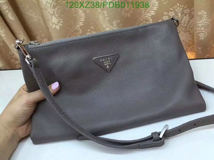 Prada Bag-(Mirror)-Handbag-,Code: PDB011938,$:129USD