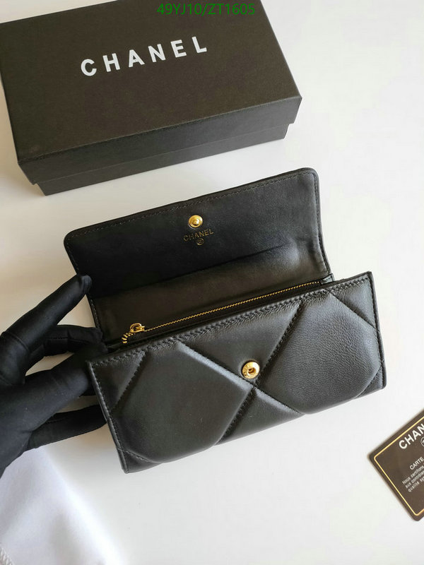 Chanel Bags ( 4A )-Wallet-,Code: ZT1605,$: 49USD