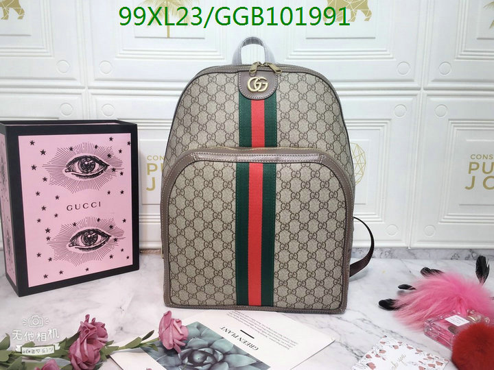 Gucci Bag-(4A)-Backpack-,Code: GGB101991,$:99USD