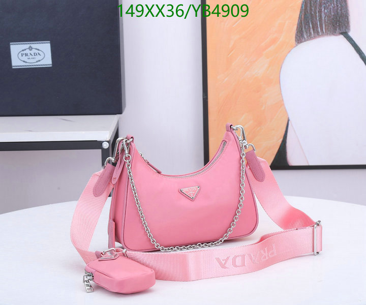 Prada Bag-(Mirror)-Re-Edition 2005,Code: YB4909,$: 149USD