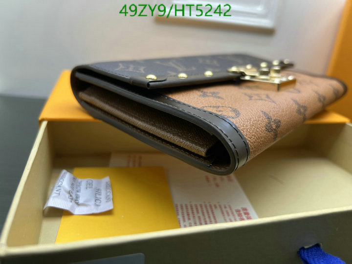 LV Bags-(4A)-Wallet-,Code: HT5242,$: 49USD