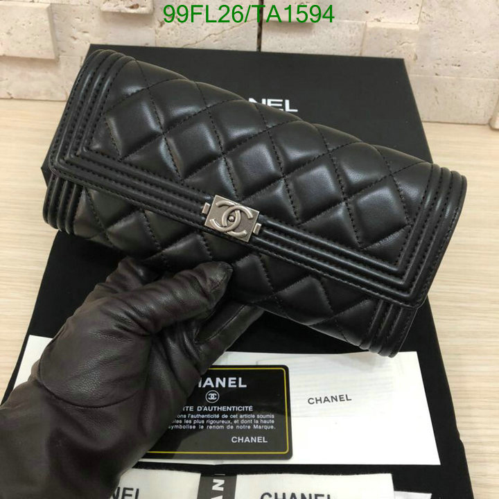 Chanel Bags -(Mirror)-Wallet-,Code: TA1594,$: 99USD