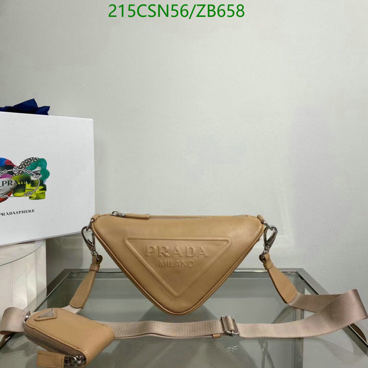 Prada Bag-(Mirror)-Triangle,Code: ZB658,$: 215USD