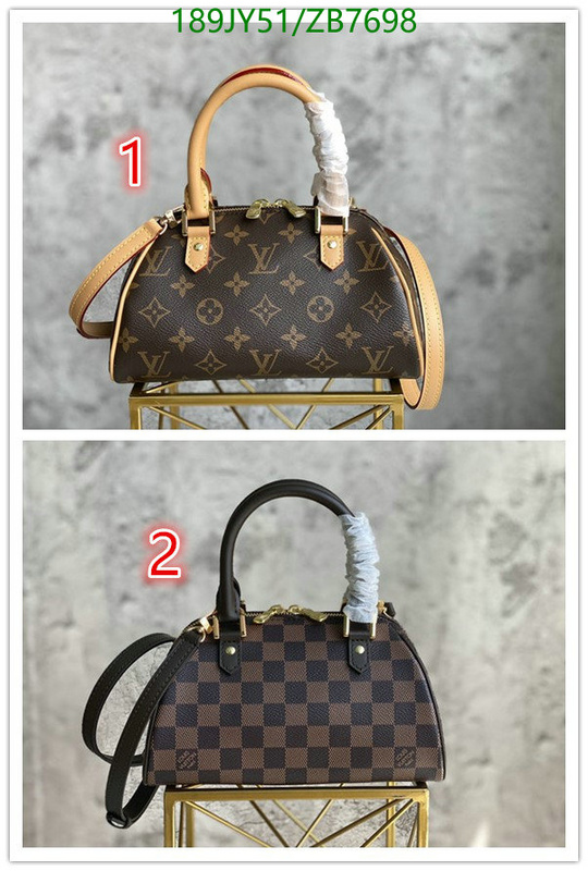 LV Bags-(Mirror)-Handbag-,Code: ZB7698,$: 189USD