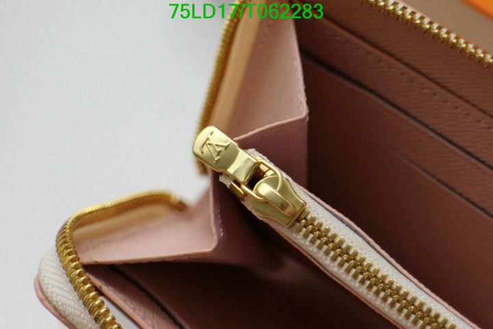 LV Bags-(Mirror)-Wallet-,Code: T062283,$: 75USD