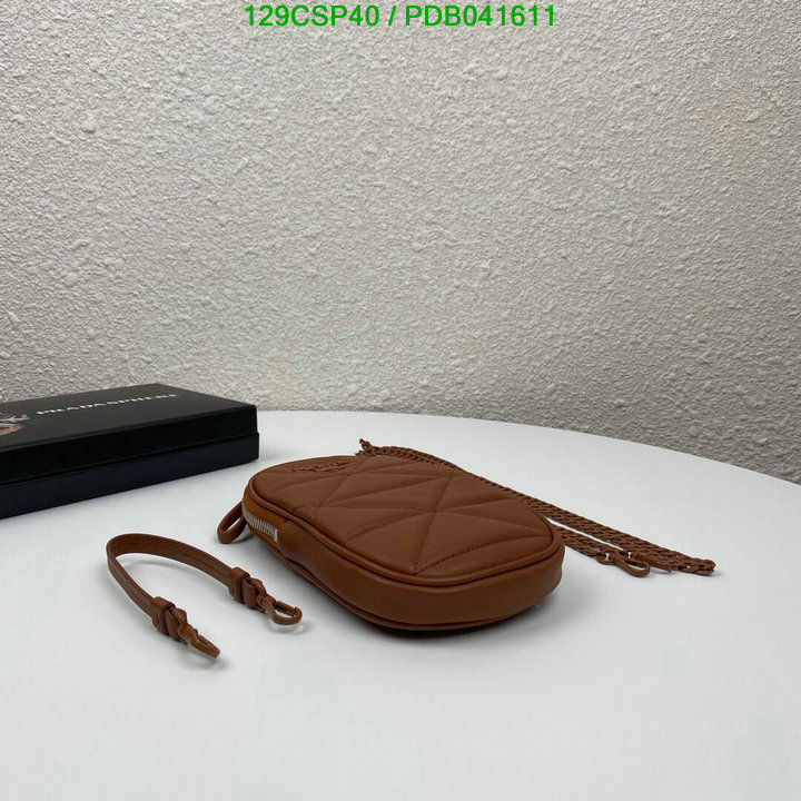 Prada Bag-(Mirror)-Diagonal-,Code: PDB041611,$: 129USD