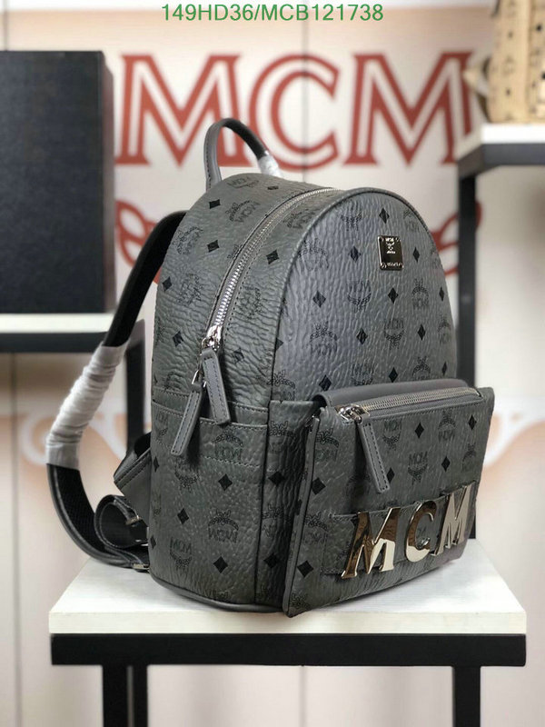 MCM Bag-(Mirror)-Backpack-,Code: MCB121738,$: 149USD