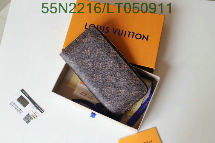 LV Bags-(Mirror)-Wallet-,Code:LT050911,$: 55USD