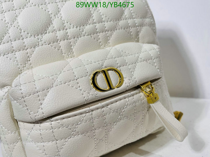 Dior Bags-(4A)-Backpack,Code: YB4675,$: 89USD