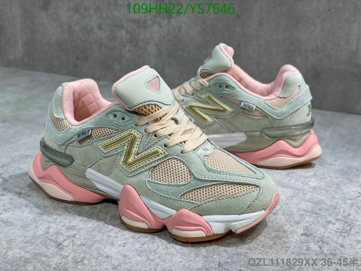 Women Shoes-New Balance, Code: YS7646,$: 109USD