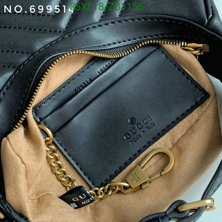 Gucci Bag-(4A)-Marmont,Code: ZB1156,$: 85USD