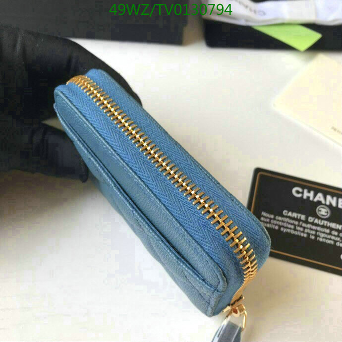 Chanel Bags ( 4A )-Wallet-,Code: TV0130794,$: 49USD