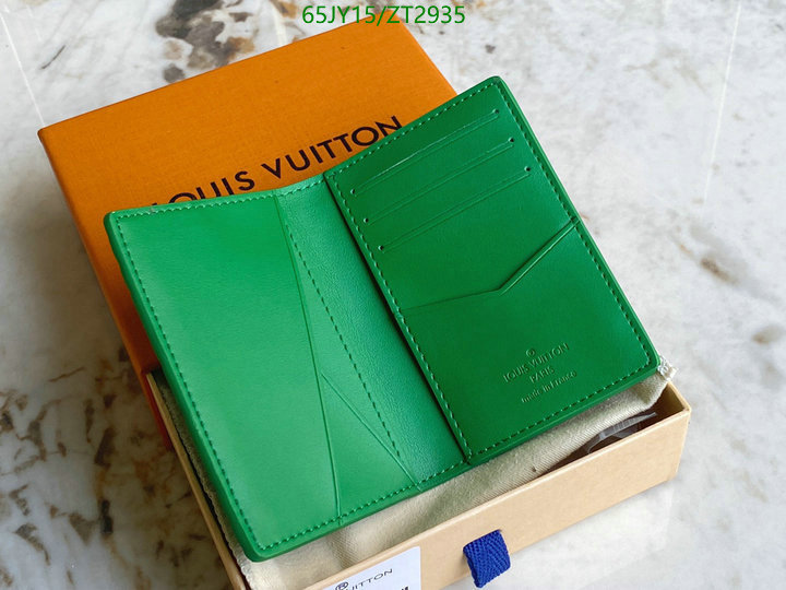 LV Bags-(Mirror)-Wallet-,Code: ZT2935,$: 65USD