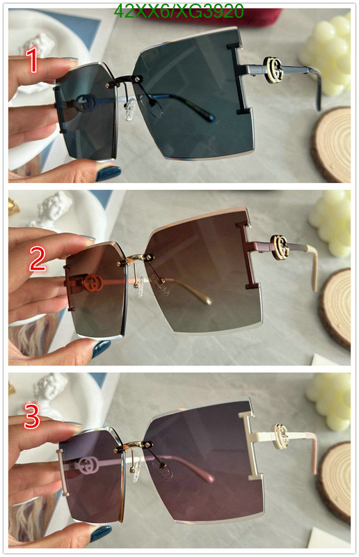 Glasses-Gucci, Code: XG3920,$: 42USD