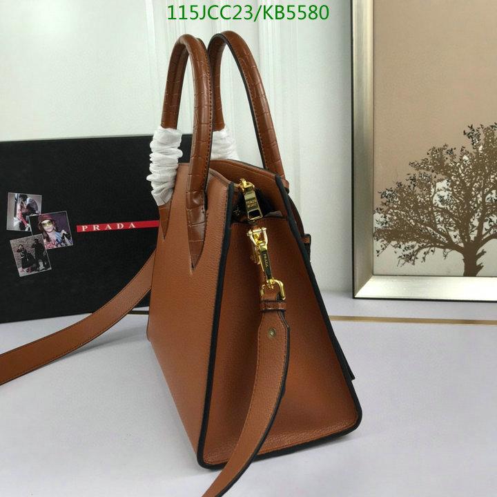 Prada Bag-(4A)-Handbag-,Code: KB5580,$: 115USD