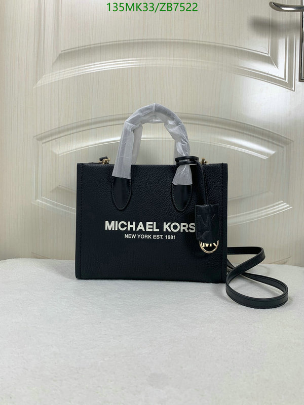 Michael Kors Bag-(Mirror)-Handbag-,Code: ZB7522,$: 135USD