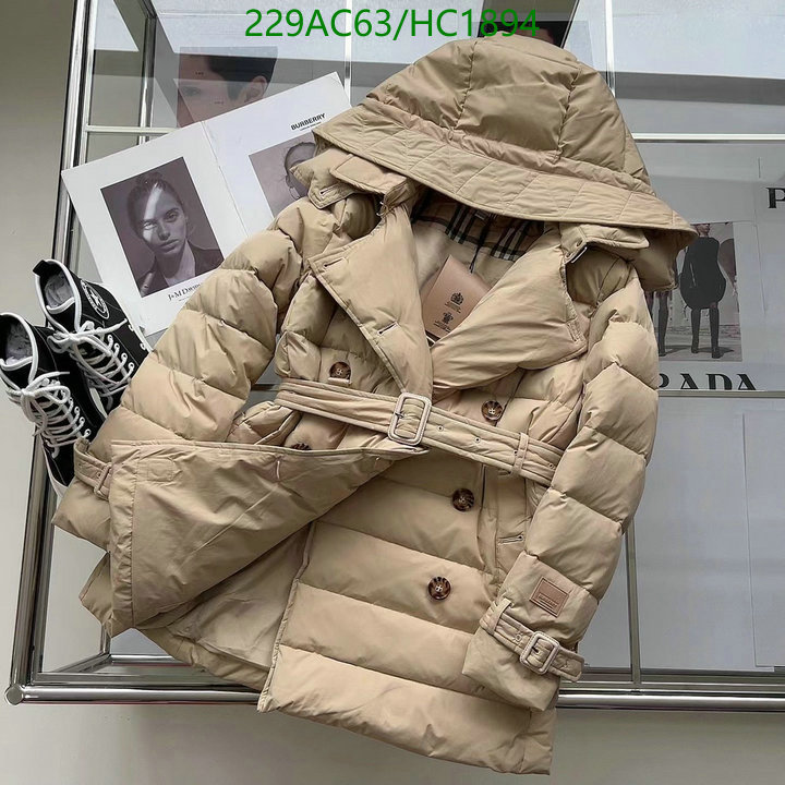 Down jacket Women-Burberry, Code: HC1894,$: 229USD