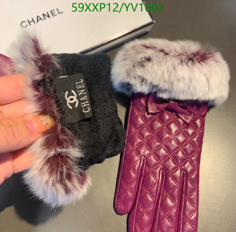 Gloves-Chanel, Code: YV1602,$: 59USD