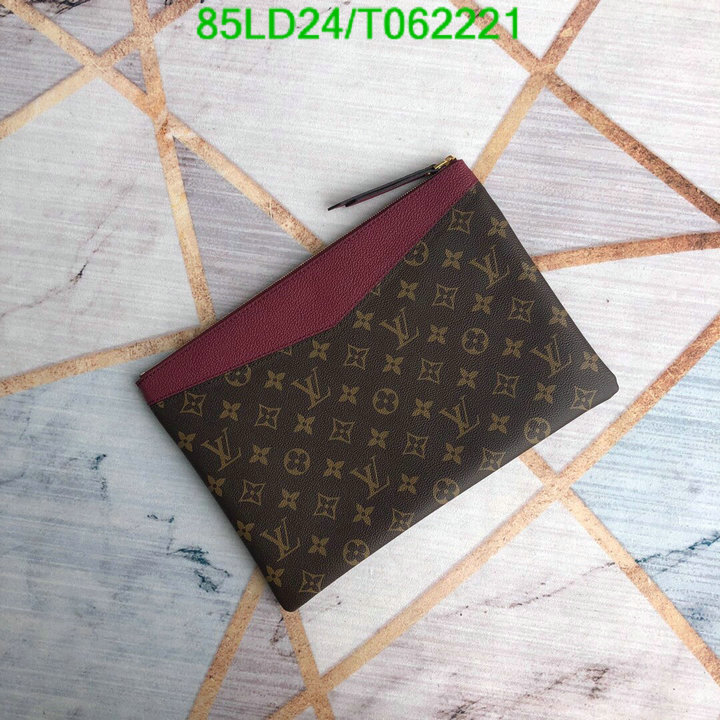 LV Bags-(Mirror)-Wallet-,Code: T062221,$: 85USD