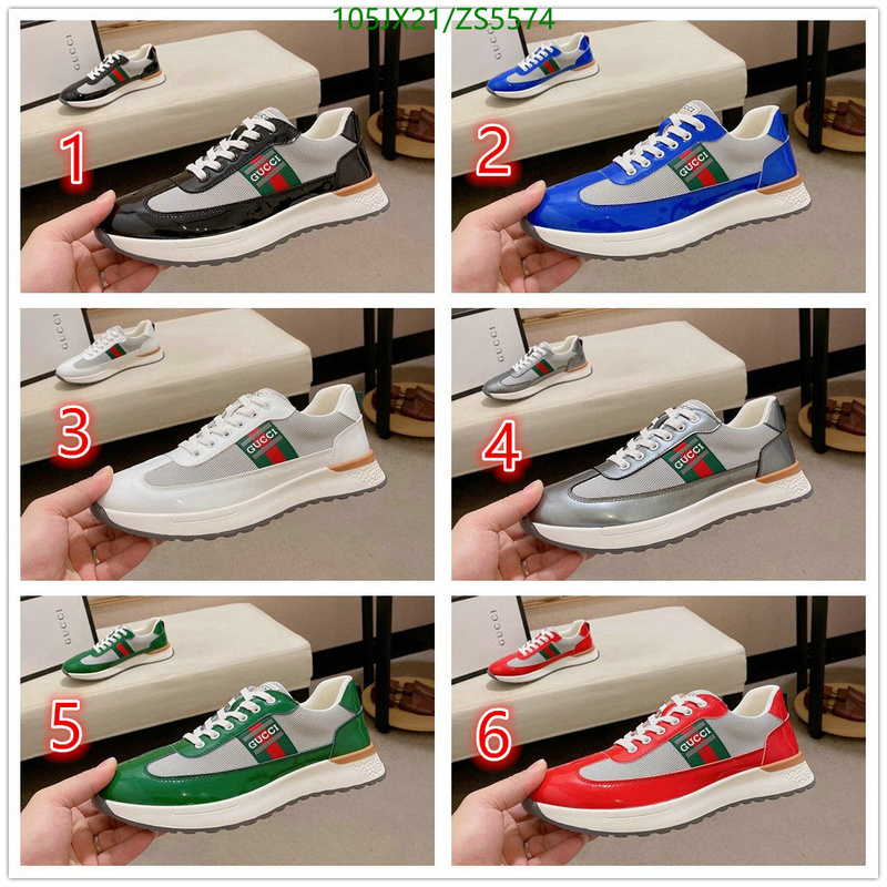 Men shoes-Gucci, Code: ZS5574,$: 105USD