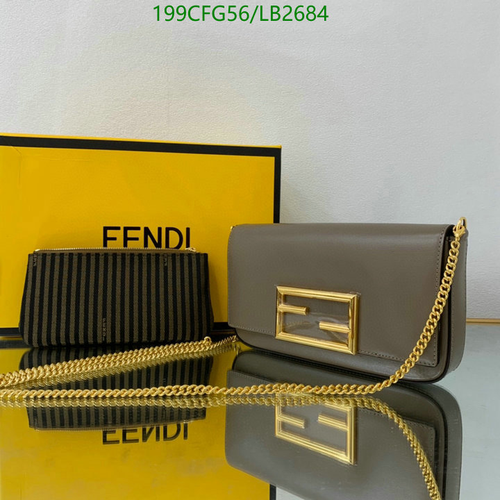 Fendi Bag-(Mirror)-Diagonal-,Code: LB2684,$: 199USD
