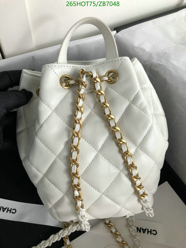 Chanel Bags -(Mirror)-Backpack-,Code: ZB7048,$: 265USD