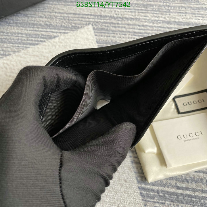 Gucci Bag-(Mirror)-Wallet-,Code: YT7542,$: 65USD