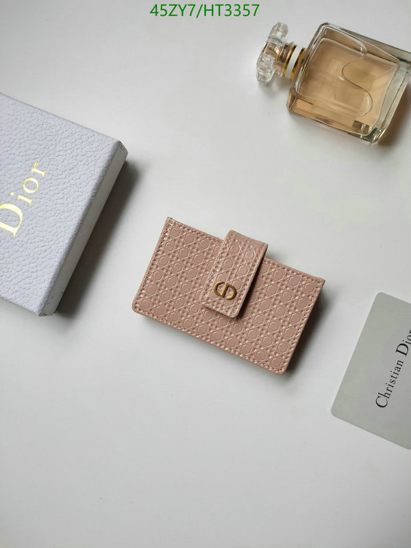 Dior Bags-(4A)-Wallet,Code: HT3357,$: 45USD