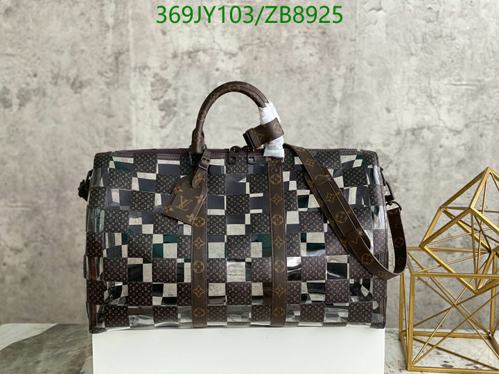 LV Bags-(Mirror)-Keepall BandouliRe 45-50-,Code: ZB8925,$: 369USD