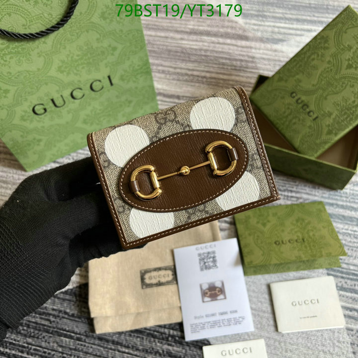 Gucci Bag-(Mirror)-Wallet-,Code: YT3179,$: 79USD