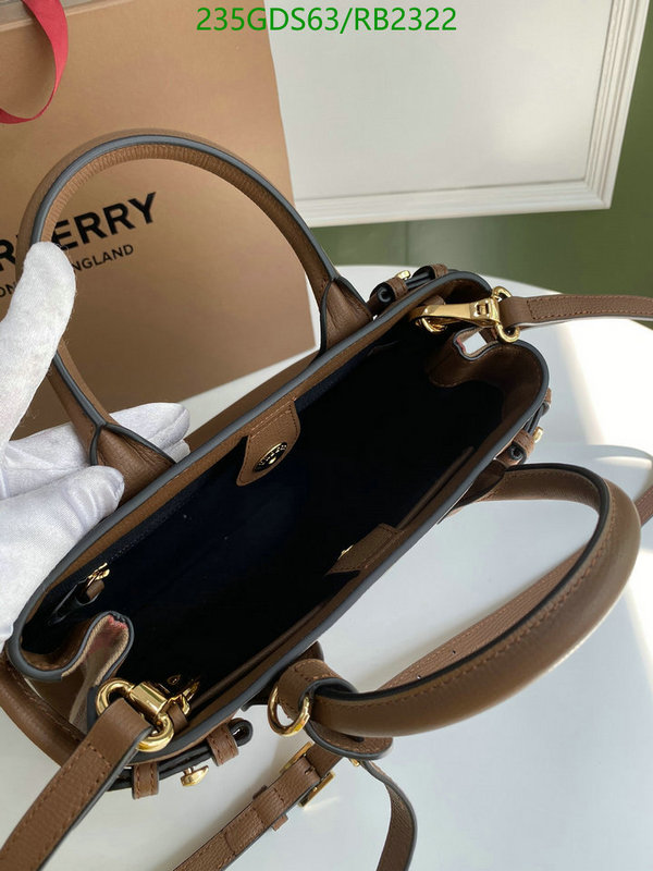 Burberry Bag-(Mirror)-Handbag-,Code: RB2322,$: 235USD
