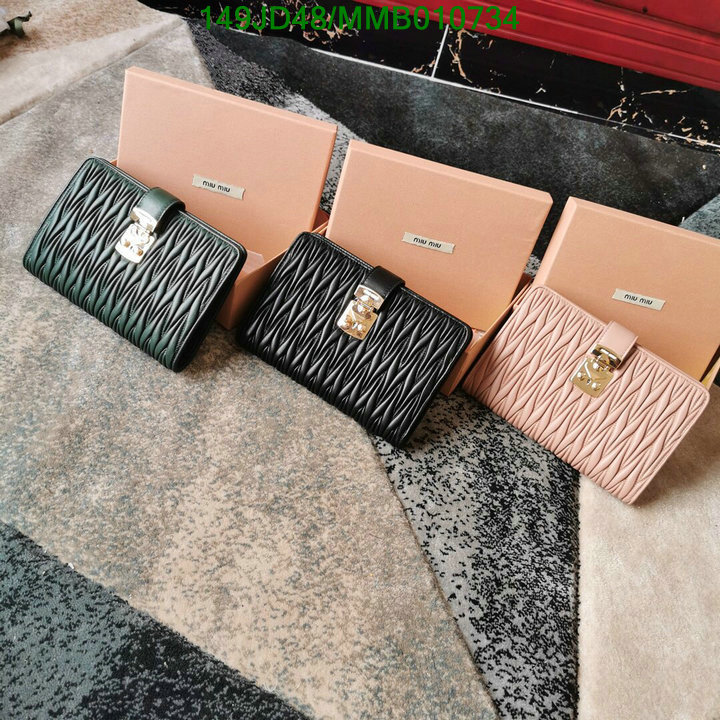 Miu Miu Bag-(Mirror)-Wallet-,Code: MMB010734,$: 149USD