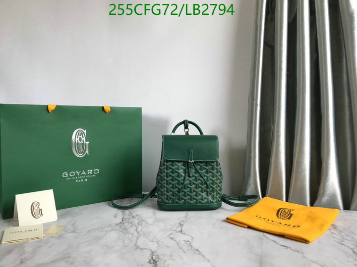 Goyard Bag-(Mirror)-Backpack-,Code: LB2794,$: 255USD