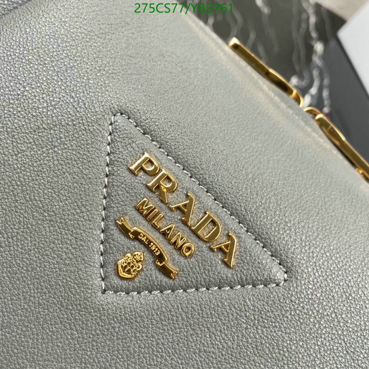 Prada Bag-(Mirror)-Handbag-,Code: YB2761,$: 275USD