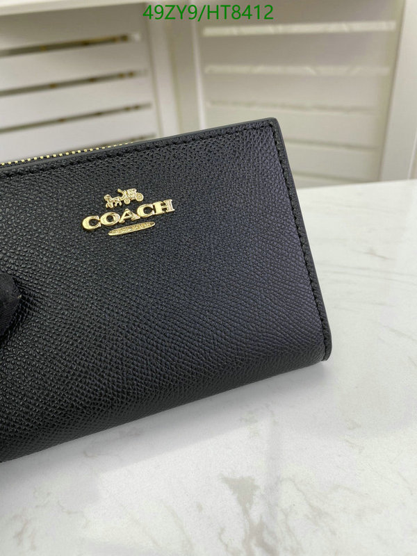 Coach Bag-(4A)-Wallet-,Code: HT8412,$: 49USD