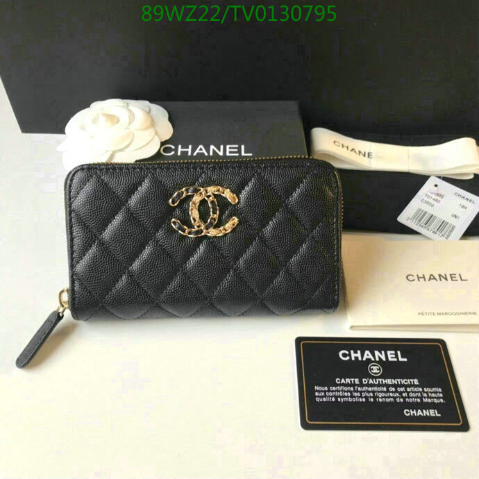 Chanel Bags ( 4A )-Wallet-,Code: TV0130795,$: 89USD