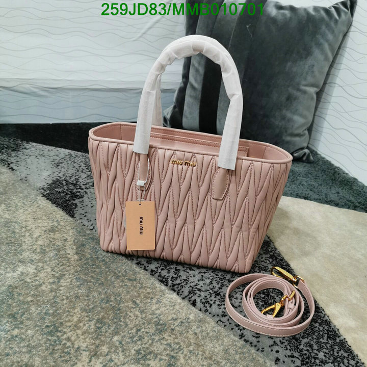 Miu Miu Bag-(Mirror)-Handbag-,Code: MMB010701,$: 259USD