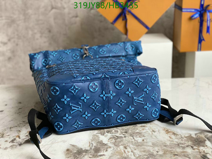 LV Bags-(Mirror)-Backpack-,Code: HB3435,$: 319USD
