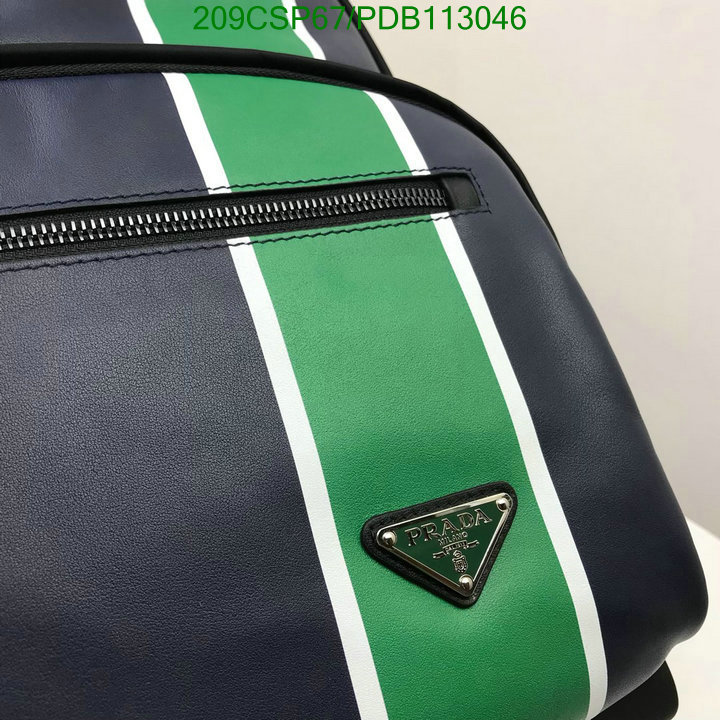 Prada Bag-(Mirror)-Backpack-,Code: PDB113046,$: 209USD