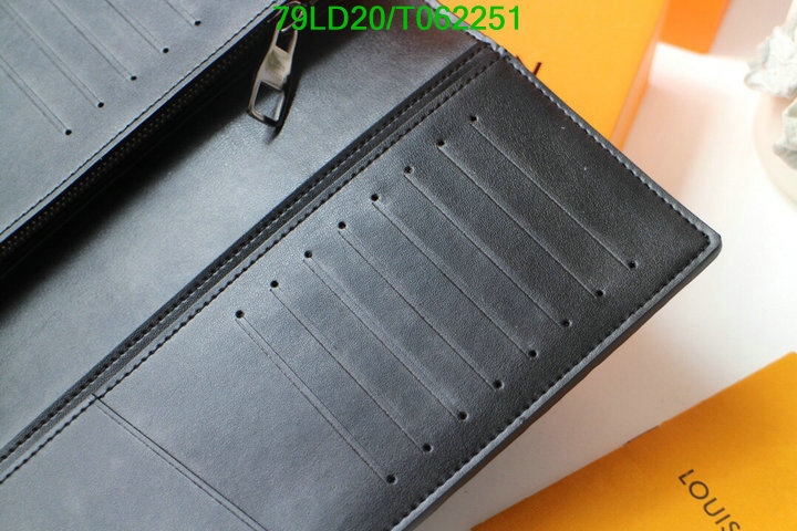 LV Bags-(Mirror)-Wallet-,Code: T062251,$: 79USD