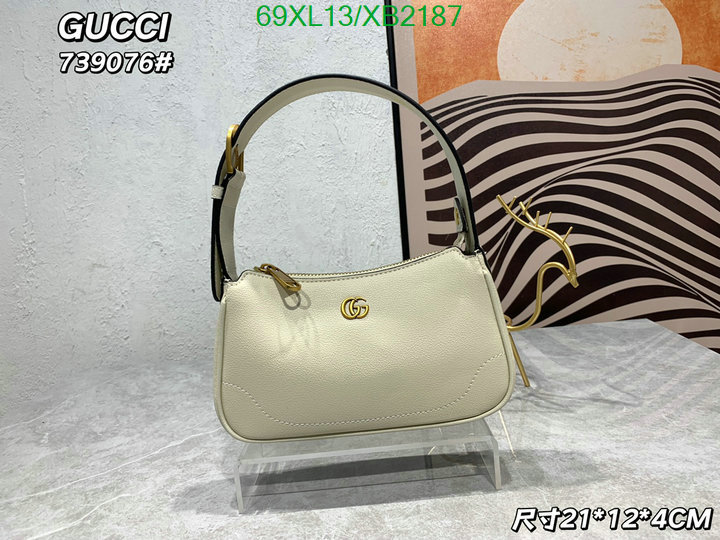 Gucci Bag-(4A)-Handbag-,Code: XB2187,$: 69USD